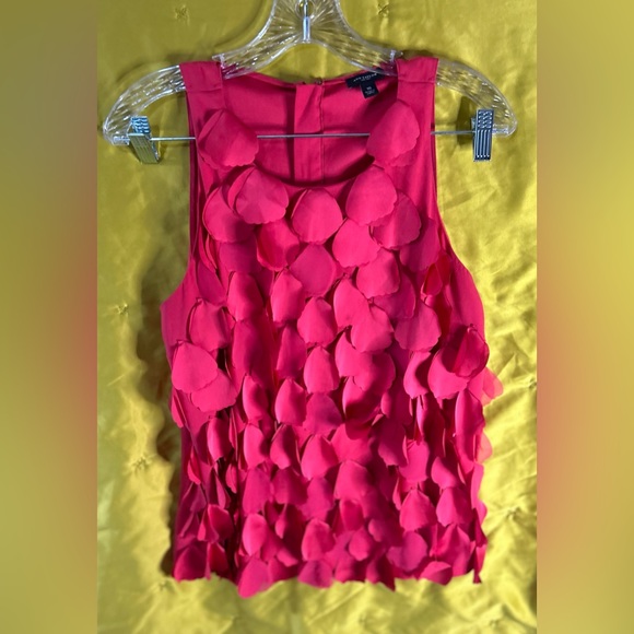 Ann Taylor Tops - Ann Taylor fuchsia size 10 sleeveless top